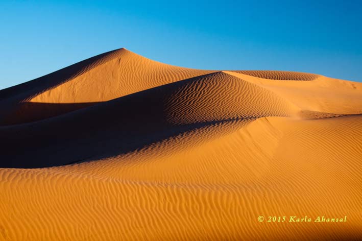 Düne in der marokkanischen Sahara