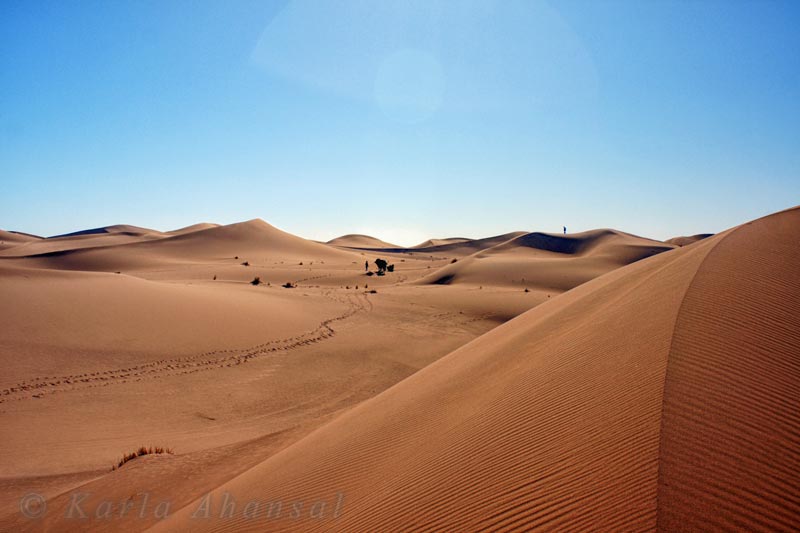 Weg in die Region von Ouad Naam